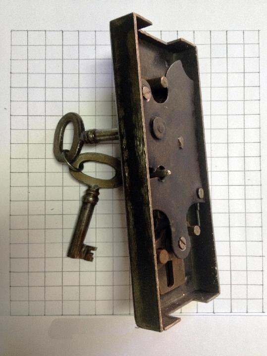 Cerradura de puerta. 