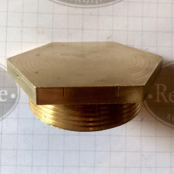 Tapon ciego 2” rosca izquierda