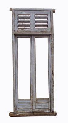 Ventana de 2 hojas con sobreventana 