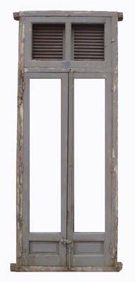 Ventana de 2 hojas con sobreventana 
