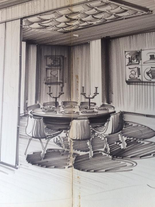 Boceto comedor H. Suecia