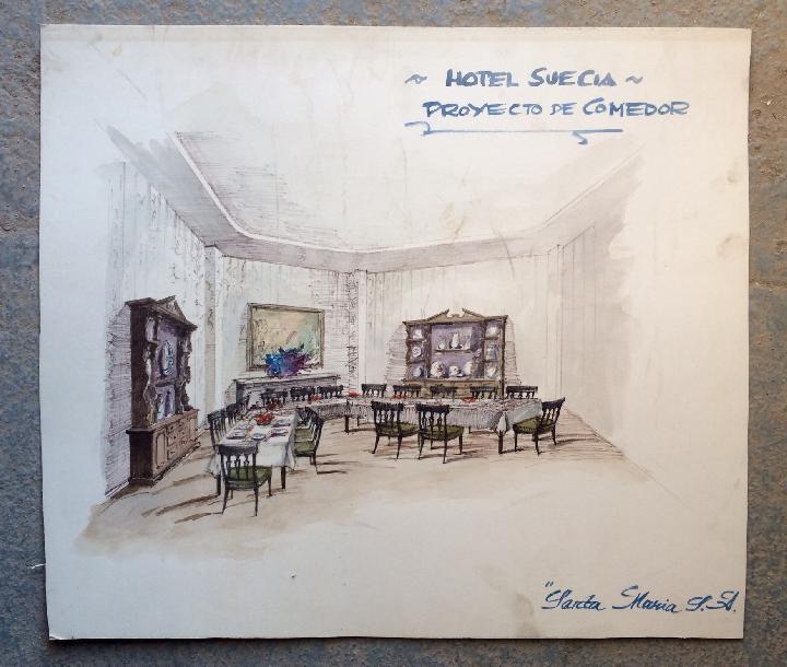 Hotel Suecia. Proyecto de Comedor