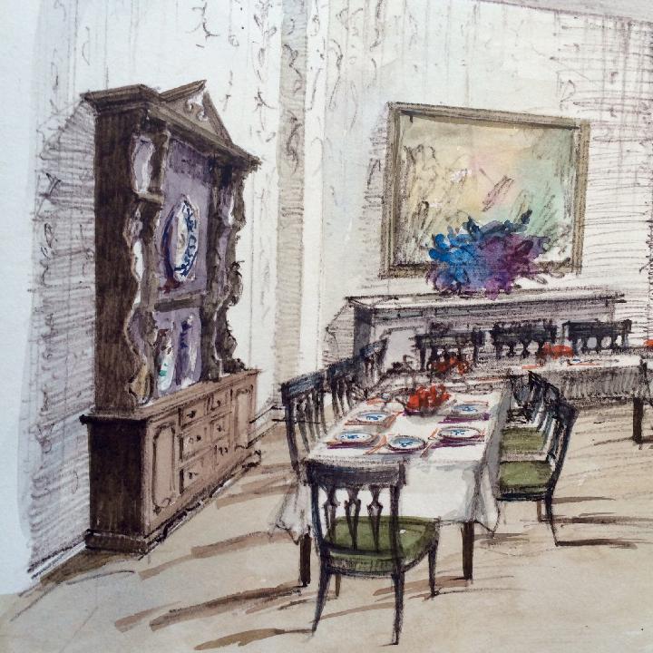 Hotel Suecia. Proyecto de Comedor