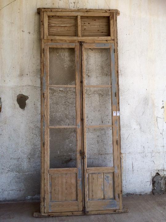 Ventana de 2 hojas con sobreventana