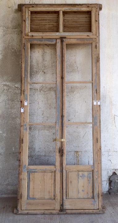Ventana de 2 hojas  con sobreventana