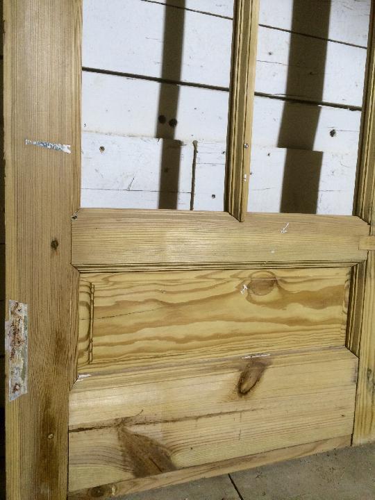 Puerta interior cristalera