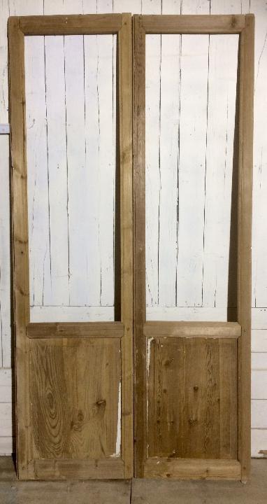 Puerta interior cristalera doble