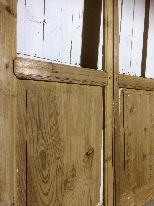 Puerta interior cristalera doble