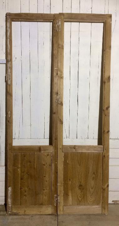 Puerta interior cristalera doble