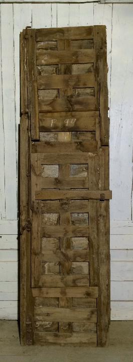 Puerta exterior opaca