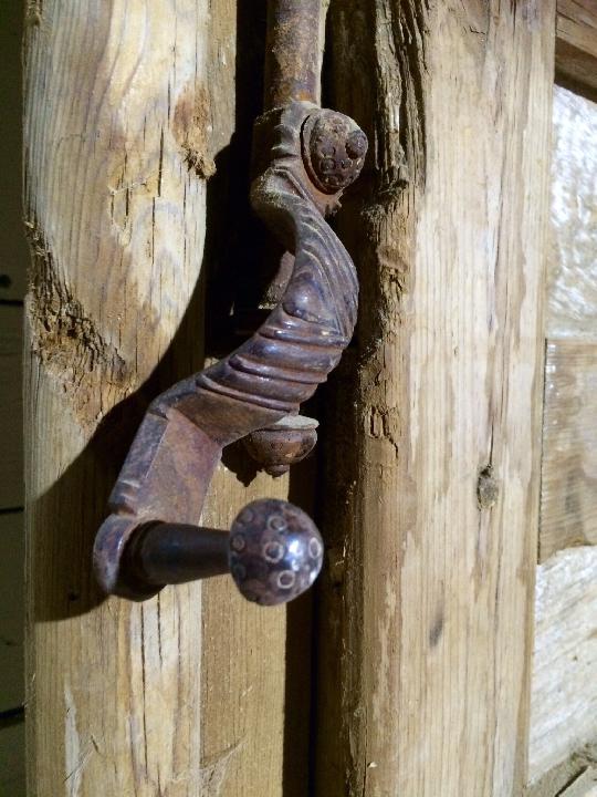 Puerta exterior opaca