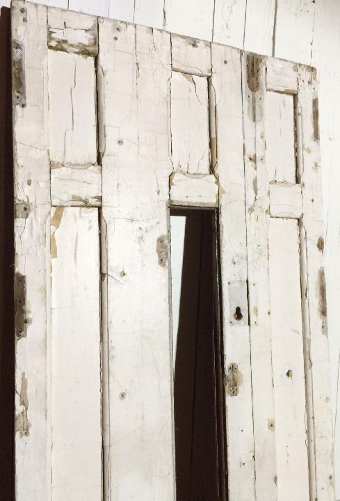 Puerta exterior cristalera