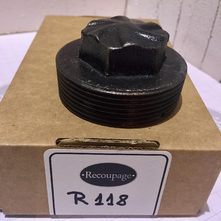 Tapón ciego 2” rosca derecha