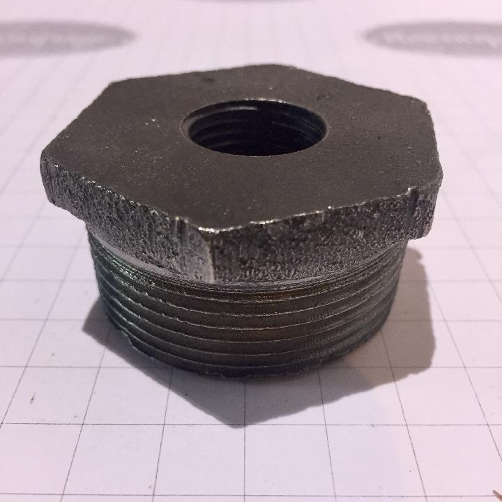 Tapón 1,5” rosca derecha con reducción a 1/2”