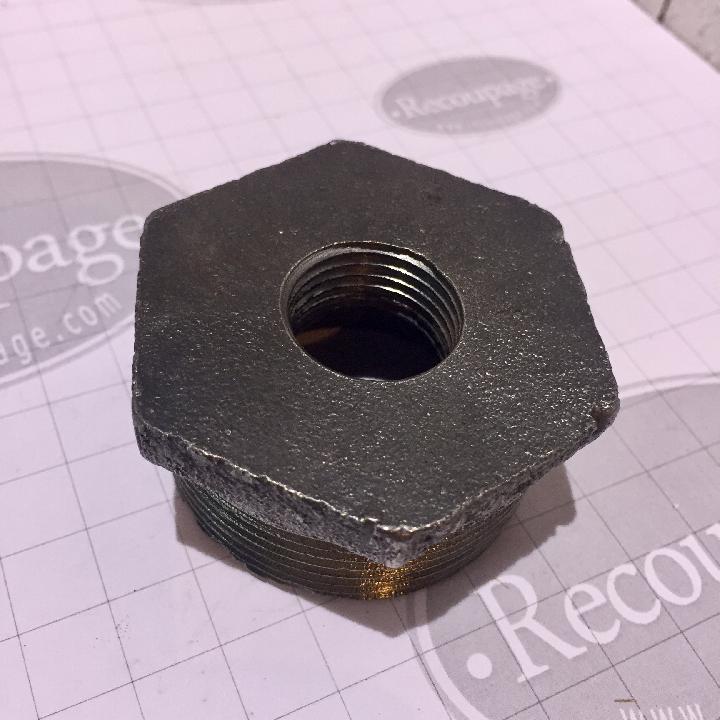 Tapón 1,5” rosca derecha con reducción a 1/2”