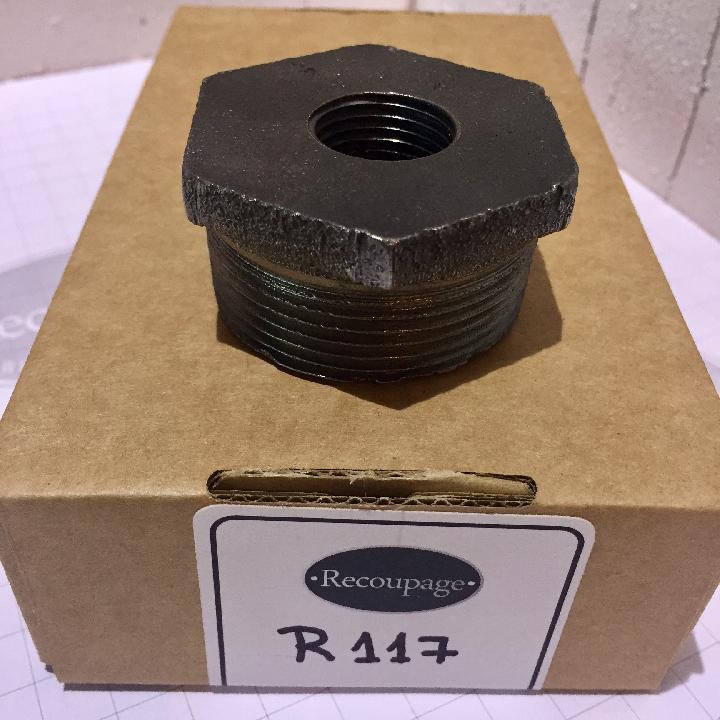 Tapón 1,5” rosca derecha con reducción a 1/2”