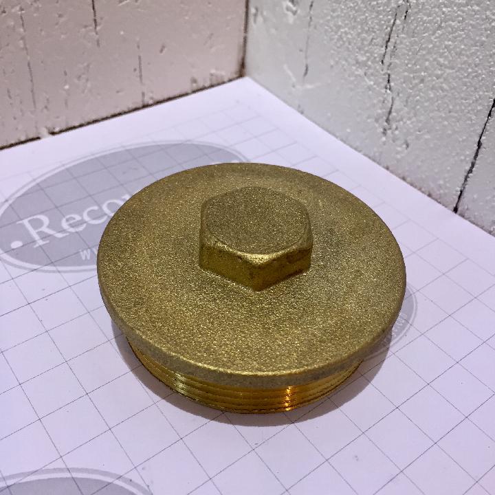Tapón ciego de latón 
