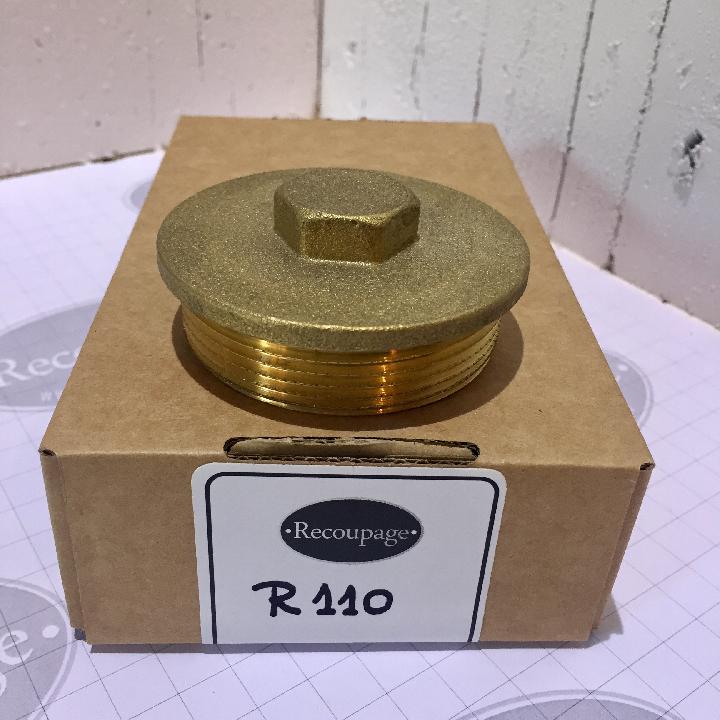 Tapón ciego de latón 