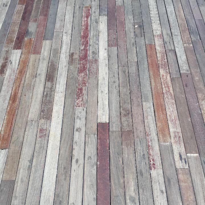 Suelo Tarima Iroco/Ipe antiguo