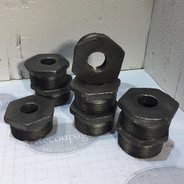 Tapón 1,5” rosca derecha con reducción a 1/2”