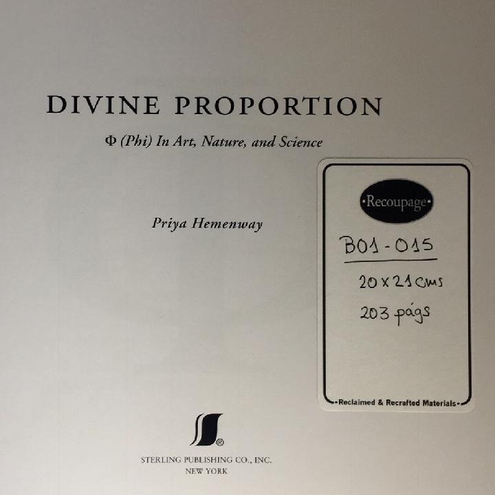 Divine proportion 