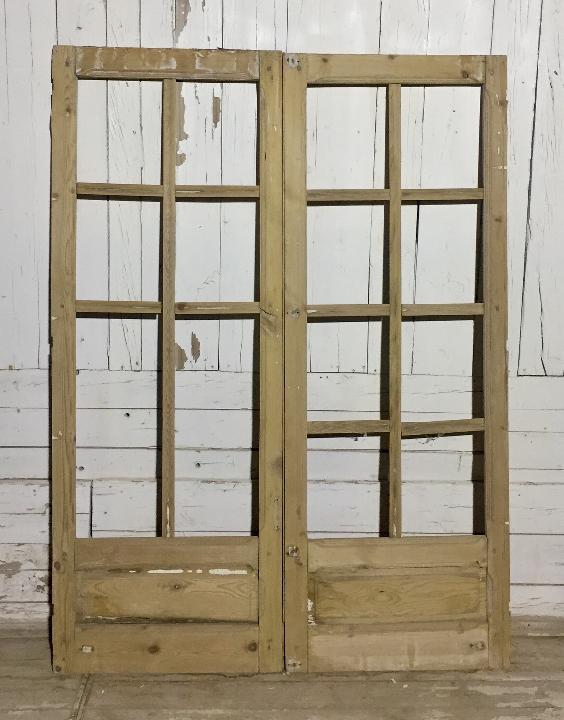 Puerta cristalera interior doble