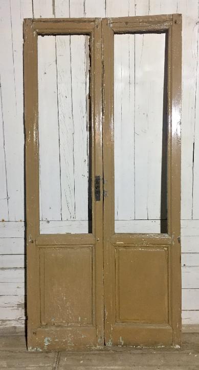 Puerta interior cristalera doble
