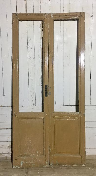Puerta interior cristalera doble