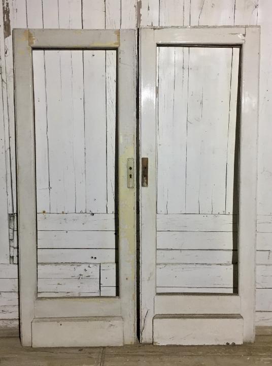 Puerta interior cristalera doble