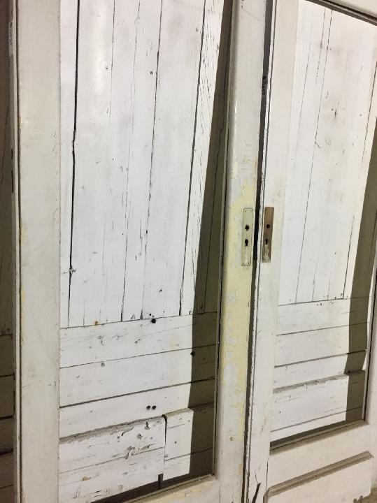 Puerta interior cristalera doble