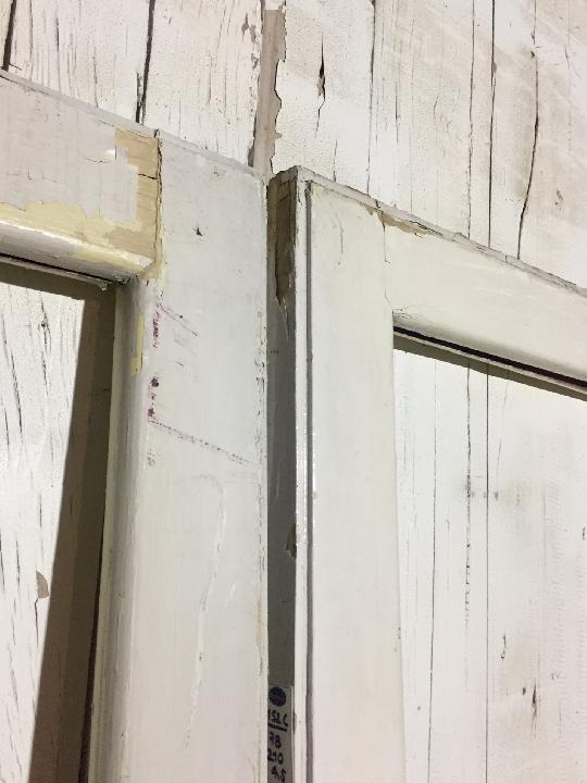 Puerta interior cristalera doble