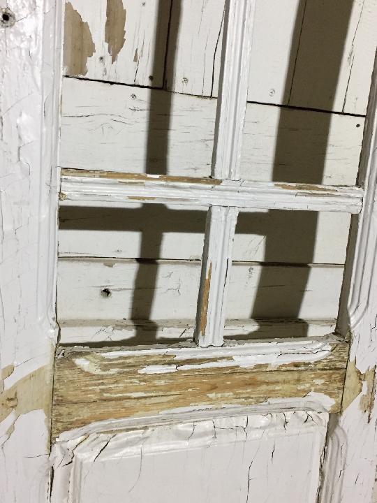 Puerta interior cristalera