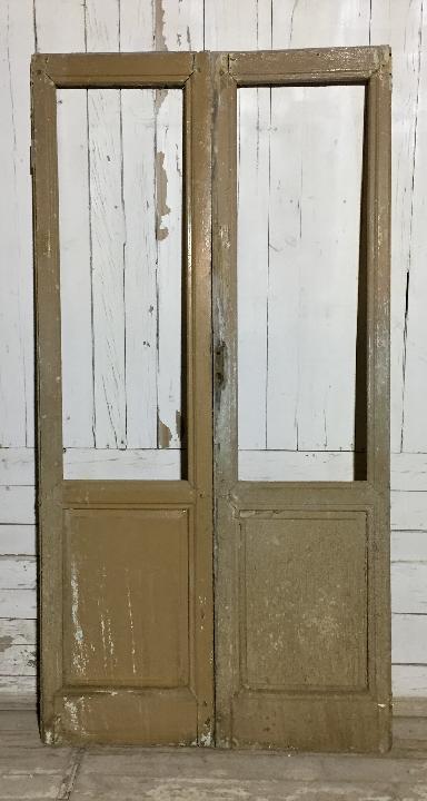 Puerta interior cristalera doble