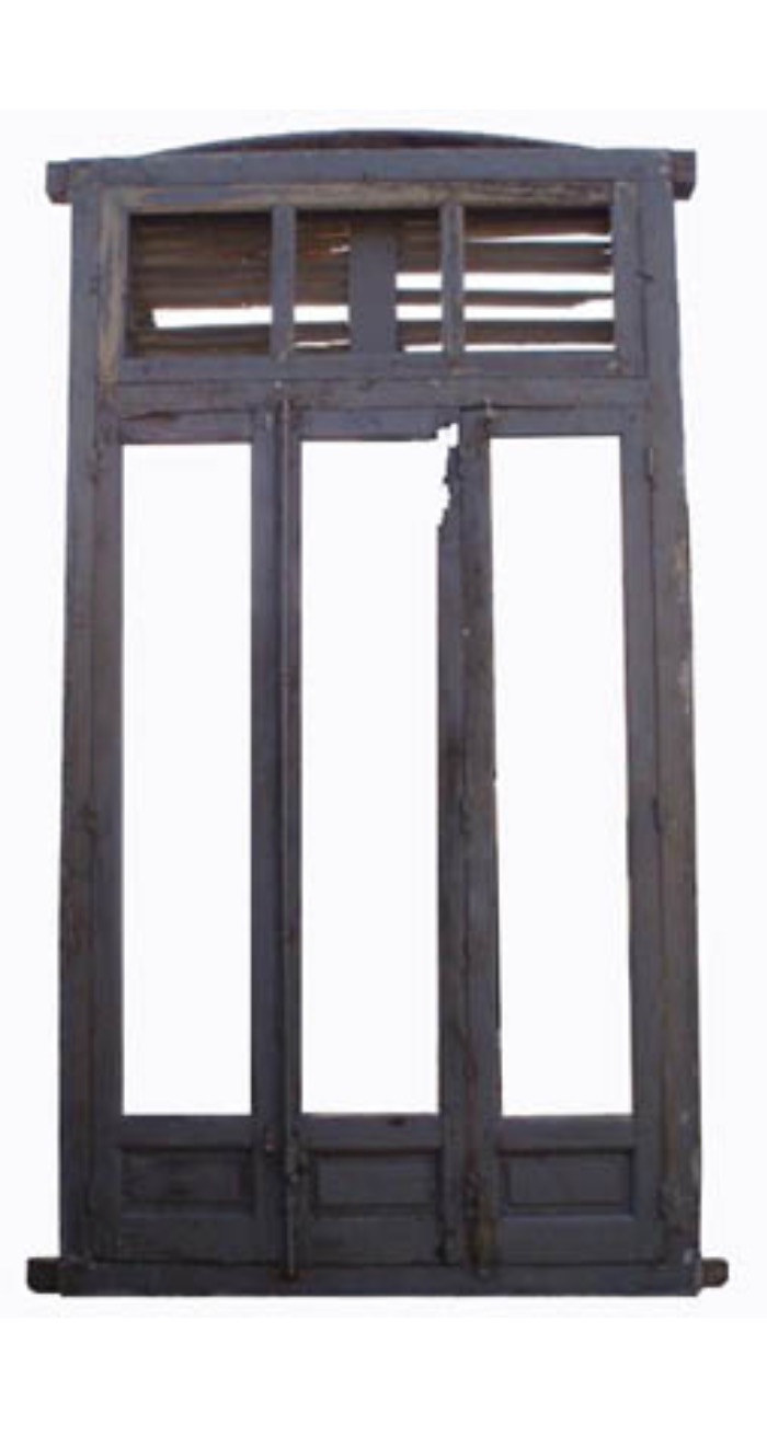 Ventana de 3 hojas con sobreventana
