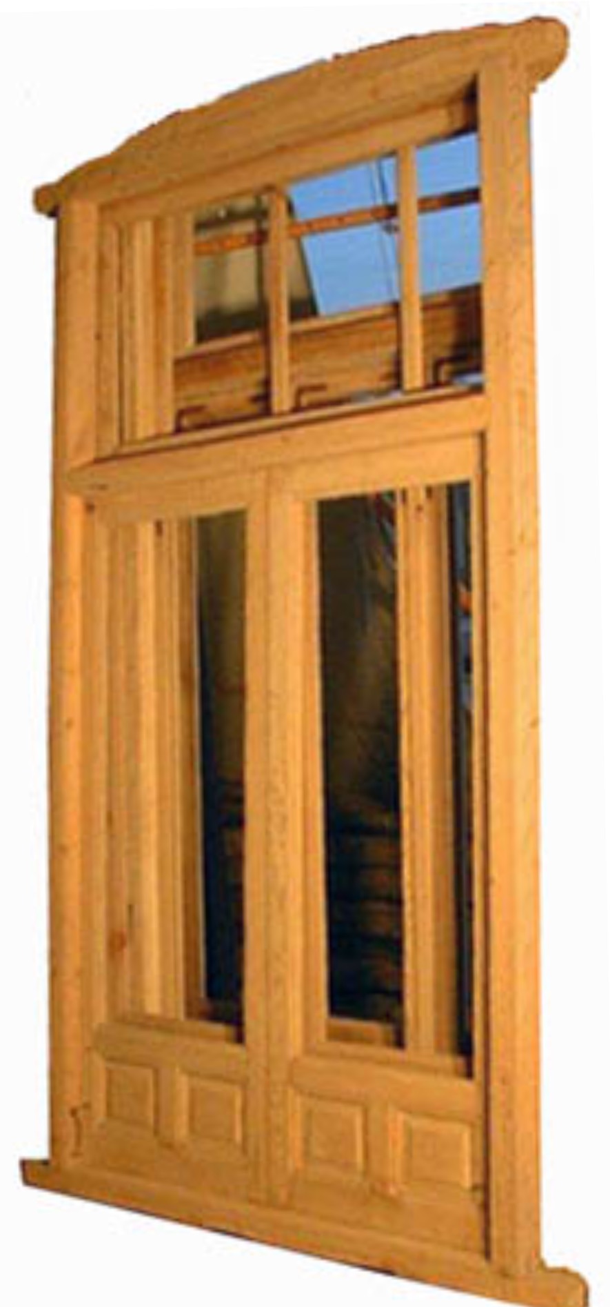 Ventana de 2 hojas con sobreventana