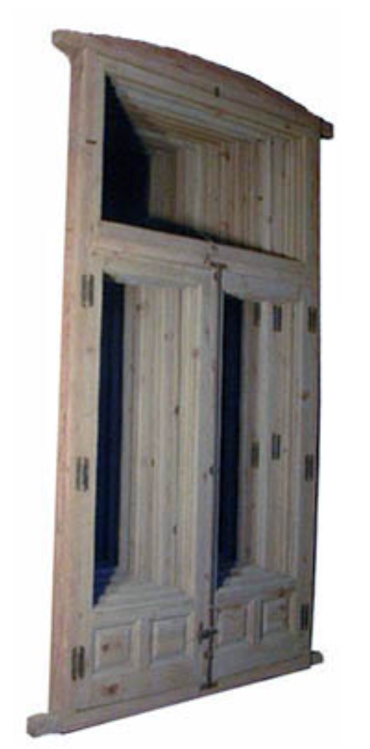 Ventana de 2 hojas con sobreventana