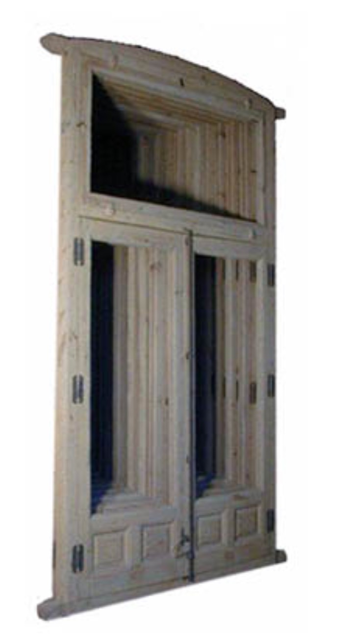 Ventana de 2 hojas  con sobreventana