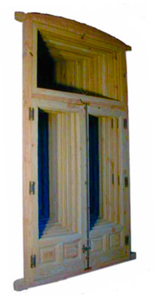 Ventana de 2 hojas con sobreventana