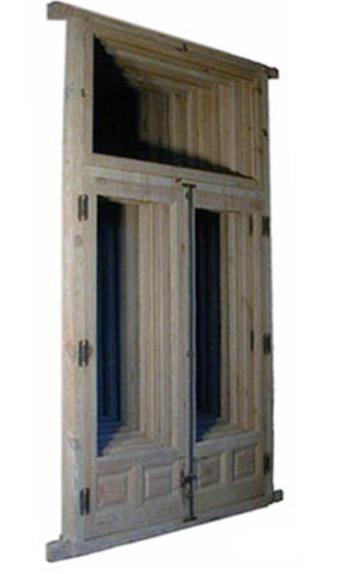 Ventana de 2 hojas con sobreventana