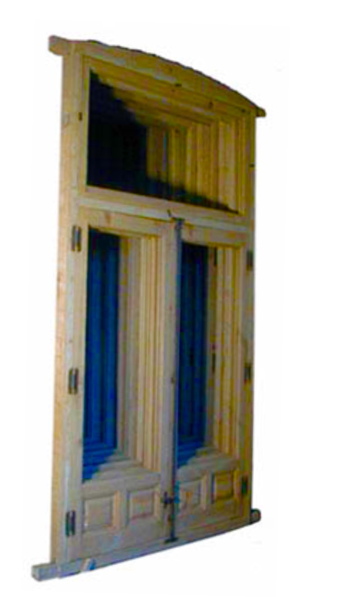 Ventana de 2 hojas  con sobreventana