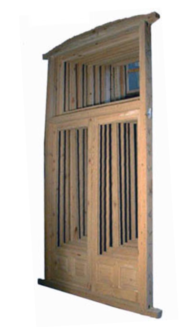 Ventana de 2 hojas con sobreventana