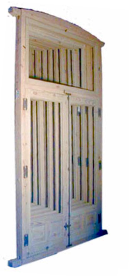 Ventana de 2 hojas con sobreventana