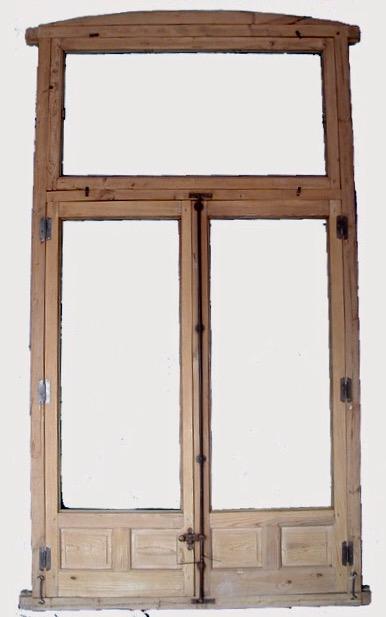 Ventana de 2 hojas con sobreventana