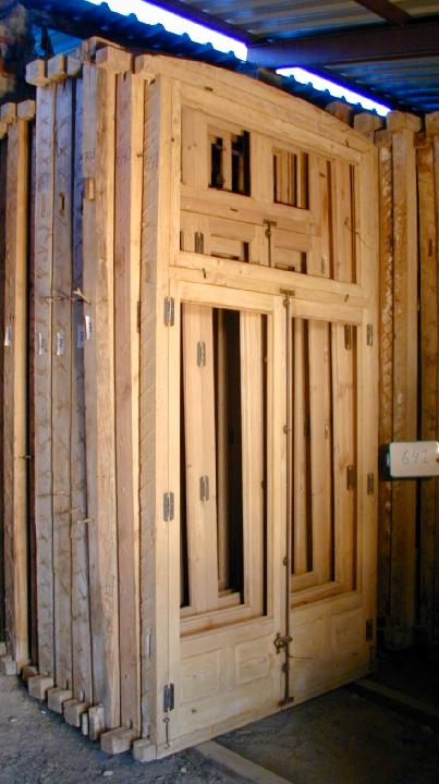 Ventana de 2 hojas con sobreventana