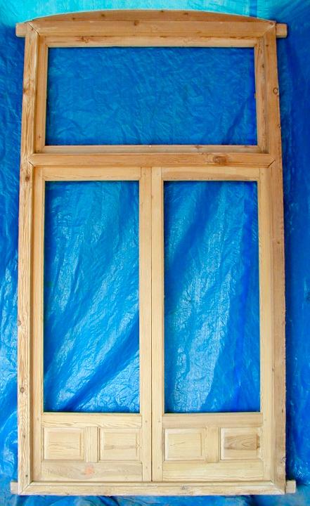 Ventana de 2 hojas con sobreventana