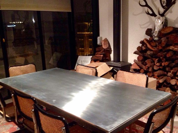 Tablero chapados en zinc