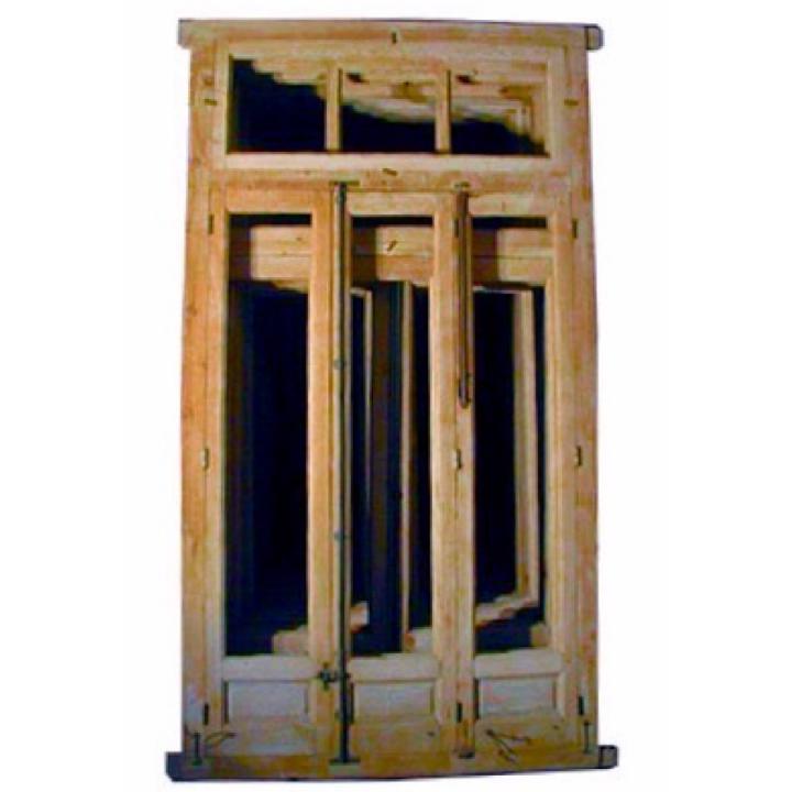 Ventana de 3 hojas con sobreventana