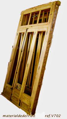 Ventana de 3 hojas con sobreventana