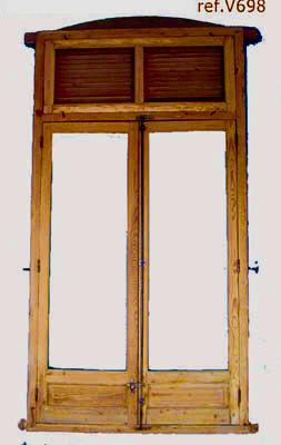 Ventana de 2 hojas  con sobreventana