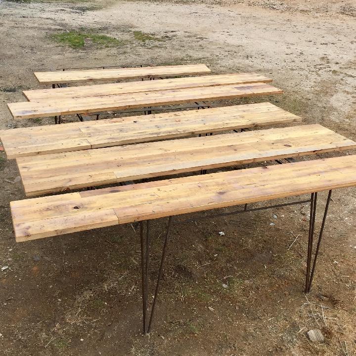 CP-02 Baldas de madera recuperada.
